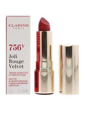 Clarins Joli‎ Rouge Velvet Matte & Moisturizing Long-Wearing Lipstick-756V Guava